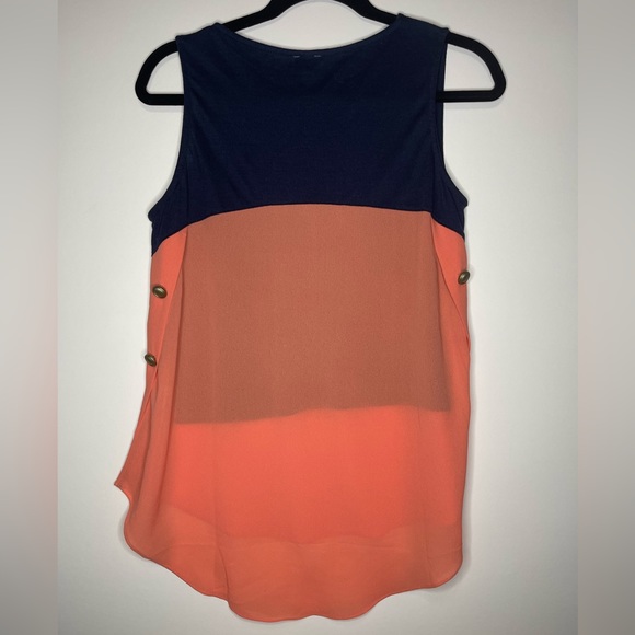 Cover Stitched Color Block Tank - Size M - Preloved - Picture 2 of 2